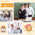 Gejoy 50 Pcs Mini Rubber Potato Toys Positive Gifts Potato Figures Decorations and Encouragement Birthday Motivational