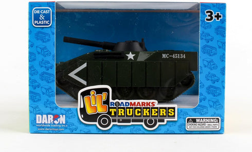 Daron Lil Truckers Army Tank Toy, Green