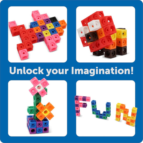 100 5+ Set Set Learning Resources STEM Explorers MathLink Builders - Pieces, Ages Kindergarten STEM Activities, Math