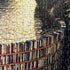 1000 Pieces Puzzles for Adults - Wooden Bookshelf Canal Jigsaw Puzzle Book Library