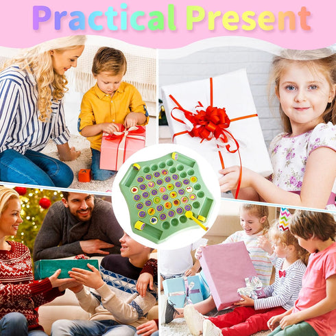 YPAI 54PCS Fruit Flip Chess Memory Chess Game, Flip Match Board Game, for Kindergarten, Family, and Party Activities