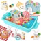 Carolart Pet Sensory Bin,Hamster and Rabbit Habitat,Animal Sensory Sand Kit for Boys