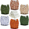 Mama Koala 3.0 Pocket Cloth Diapers for Babies with AWJ Lining, 6