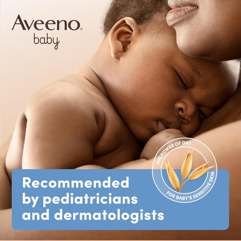 18 oz Aveeno Baby Daily Moisture Body Lotion for Sensitive Skin, Hypoallergenic Moisturizing Baby Lotion