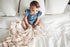 Copper Pearl Large Premium Knit Baby Swaddle Receiving Blanket - Caroline