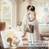 ZICOTO Soft Baby Book - Touch and Feel Sensory Book for Babies 0-6 Months with Textured Animals, Mirror & Crinkle Paper