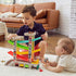 2 3 18 4 3 TOP BRIGHT Car Ramp Toy for Year Old Boy Gifts, Toddler Race Track Toy for Month Old with Wooden Cars