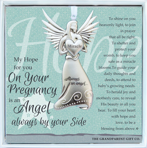 The Grandparent Gift - Pregnancy Gift Angel, Baby Shower, Christmas Gift for Expectant Moms