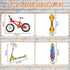 Skylety 31 Pieces Mini Finger Toys Set for Boy Girl, Includes Finger Skateboards, Bikes, Mini Scooters