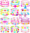 PinkSheep Toddler Bracelets for Girls - 36 Pcs Bulk Cute Jewelry for Ages 2-7, Princess Bracelets for Teen Girls