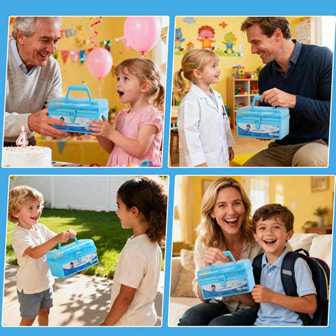 3-5 2 3 4 5 Set 2 3 4 5 6 Fajiabao Doctor Kit for Toddlers Dress Up Toys for Year Old Girls Pretend Play Kids Doctor