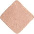Organic Cotton Baby Hooded Towel in Blush - Soft & Absorbent