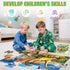 Kids,48 3-5,Easter 4-8 Jumbo Floor Puzzle for Piece Waterfall Dinosaur Large Jigsaw Puzzles, Fun Preschool Educational