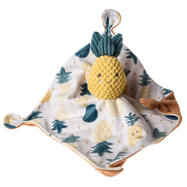 Mary Meyer Sweet Pineapple Soothie Security Blanket, 10 x 10-inches