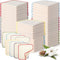 Mixweer 96 Pcs Flannel Cloth Baby Wipes Reusable Baby Diapers Wipes Washable