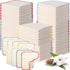 Mixweer 96 Pcs Flannel Cloth Baby Wipes Reusable Baby Diapers Wipes Washable