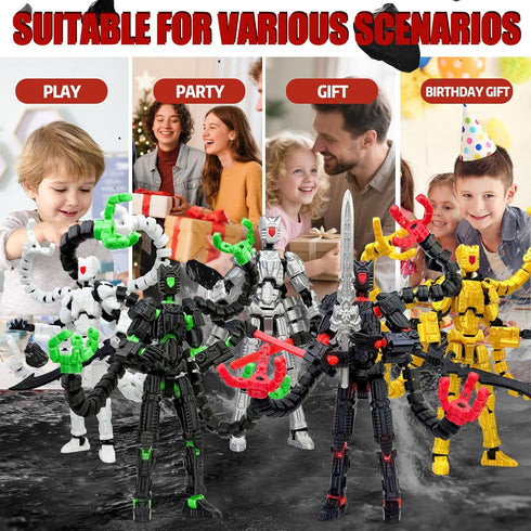 Aesinos T13 3D T13 13 d13 7.2inch) Assembly Completed Action Figure Printed Multi-Jointed Movable Nova Robot