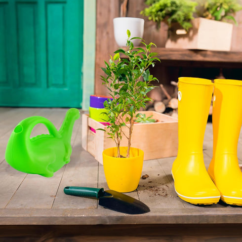 Toddler-Friendly Green Dinosaur Watering Can - Fun Plastic Waterer