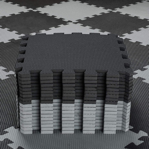 18 QC-DLb18N qqpp EVA Rubber Tiles Interlocking Puzzle Foam Floor Mats - Baby Play Mat for Playing | Exercise Mat