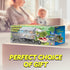 JOYIN 13 in 1 Dinosaur Toys for Kids 3-5, Dinosaur Truck with 12 Pull Back Cars, Birthday Gifts for Boys