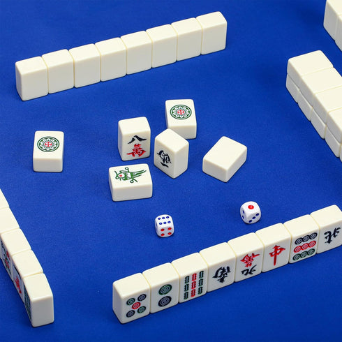 Buryeah 40 x 40 Inch Square Mahjong Mat for Table, Rubber Anti Slip Playmat for Indoor Outdoor Games