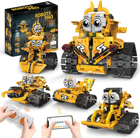 STEM Robot Building Kit for Kids Ages 8-16, 5 in 1 Robot