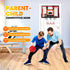 Indoor Basketball Hoop Toy for Kids - Pro Over The Door Basketball Hoop with LED Lights, Scoreboard & 4 Balls