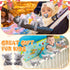 Ceenna 16 Pcs Stuffed Animal Slap Bracelets, Plush Bear Puppy Slap Wrist Bracelets for Birthday Gifts Party Favors