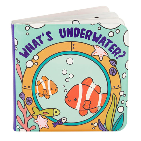 Infantino Color Reveal Bath Book, Baby & Toddler Water Reveal Book for