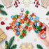 Kleeblatt Large Christmas Erasers for Kids, 63 PCS Bulk Cute Classroom Gifts and Holiday Party Favors