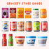 JOYIN 30Pcs Play Food Grocery Cans, Play Kitchen Accessories for Kids Gifts & Indoor Toys