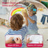 24 3+ SYNCFUN Pcs Twistable Silky Window Crayons, Washable Crayons, Glass and Paper, Easy to Hold & Quick-Drying Art