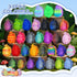 Aesinos 3D (32PCS) Printed Dragon Eggs with Dragon Inside,Articulated Crystal Dragon in Egg,Easter Basket Stuffers