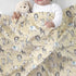 Cozy Packing (30"X40" CREVENT Soft and Warm Mink Baby Blanket, Gift with Ribbon for Newborn Infant Toddler's Crib Cot