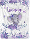 Ship Next Day, Custom Baby Boy Girls Blanket with Name, Personalized Receiving