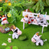 Stuffed Cows, 12 Pieces Assorted Plush Toy Figures, Animals for Holiday Back to School Party Favors, 3.2 x 3 Inch