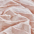 3 Set Pieces Tufted Stripes Crib Bedding with Ruffle Fringe, Pink Ruffled Comforter with Fitted Sheet and Bed Skirt