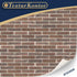 3 Sheets Self-Adhesive Wall Cladding for Dollhouse 1:12 Scale (Brown Bricks)