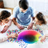 Vaguelly 1000 Piece Jigsaw Puzzle - Gradient Color Changing Rainbow Circle Puzzle for Adults & Teens
