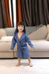 TADO MUSLIN Organic Cotton Toddler Bathrobe, Soft and Breathable Baby Robe for Kid, Boy& Girl Hooded Robe Muslin