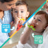 (2 Pack) 3+ Nuby NanaNubs Banana Massaging Toothbrush and Carrot Teether - Baby Teething Toys for Months