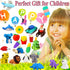 110Pcs Animal Erasers Kids Pencil Erasers Bulk - Mini Animal Food Toys, Classroom Rewards, Game Prizes