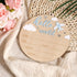 Penitue 5.9in Hello World Newborn Sign, Round Basswood Newborn Welcome Signs with Writing Pen Baby Name Birth Board