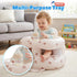 3 UNEEDE Inflatable Baby Seat for Months & up, Infant Floor Baby Chair with Fence & Built in Air Pump, Lightweight