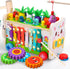 9 in 1 Montessori Toys for 1 Year Old, Wooden Hammering Pounding