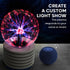 Discovery Kids Plasma Globe Lamp with Touch and Sound Sensitive Lightning, Black Tesla Coil for Kids Room