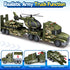 3 4 5 6 3 1 SpringFlower Army Truck Boy Toys, Vehicle Car Toy Brithday Gifts, in Extra Large Transport Truck