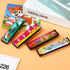 UPINS Harmonica for Kids Adults Beginners, Bulk 4Pcs Cartoon Printed Key of C 16 Hole Harmonica Toy