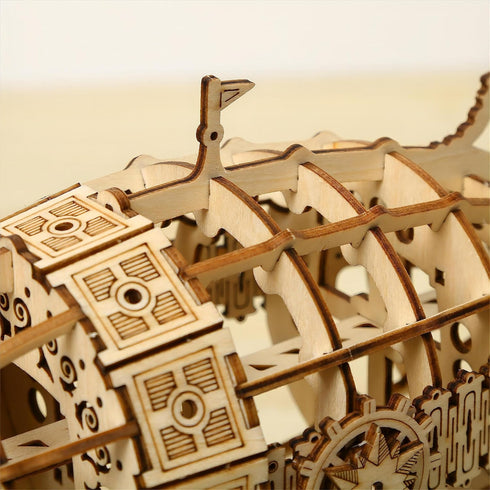 3D Wooden Puzzles Airship Model Kits, Brainteaser and Puzzle for Christmas/Birthday, Gifts for Adults and Teens