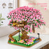 Sets,(2008pcs) Sets Sets 8-12, 8+ XIU Cherry Blossom Treehouse Building Mini Blocks Building for Adults, Japanese